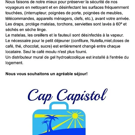 Cap Capistol Avec Terrasse, Vue Port Daire *